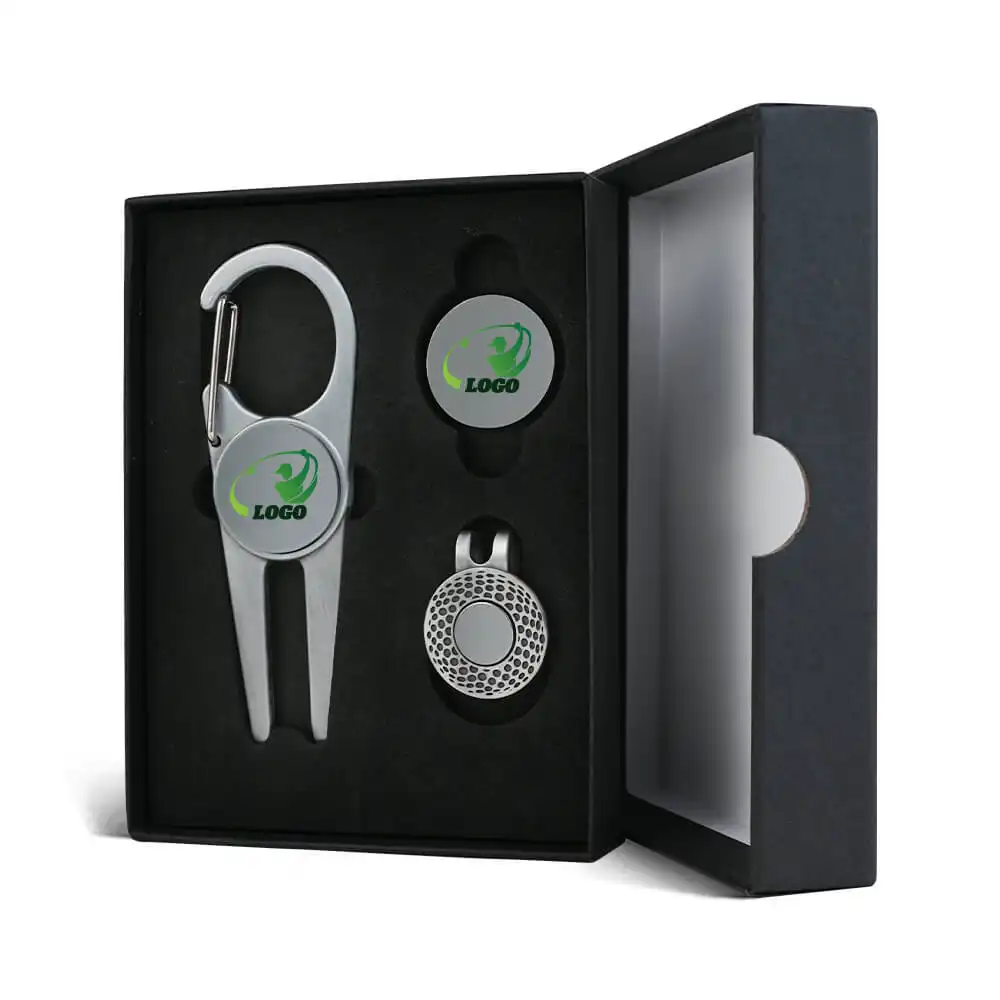 Deluxe Golf Divot Tool Set with Ball Markers