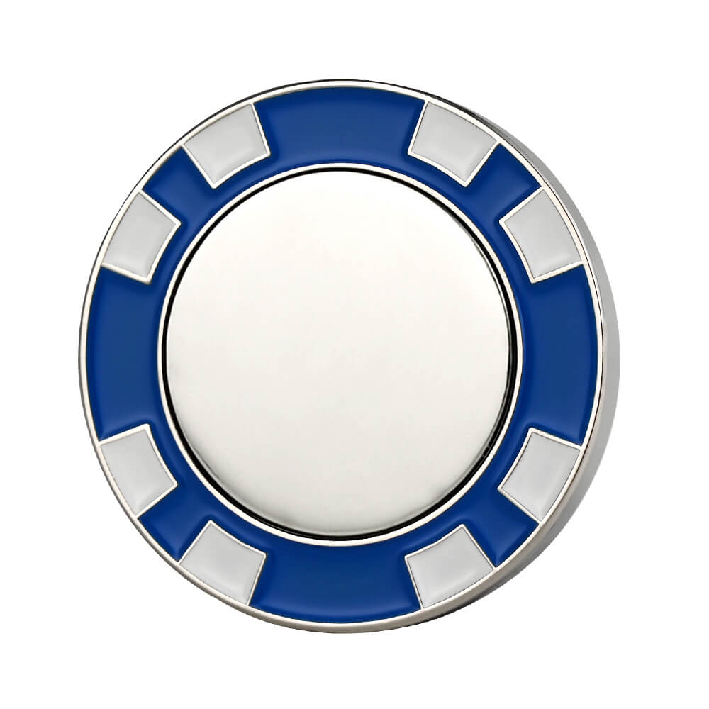 Full Color Custom Golf Ball Marker Blue Full Color Custom Golf Ball Marker Blue