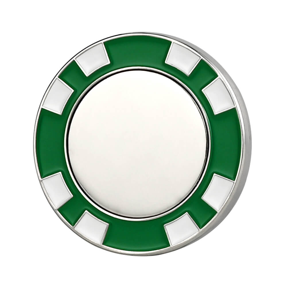 Full Color Custom Golf Ball Marker Green Full Color Custom Golf Ball Marker Green