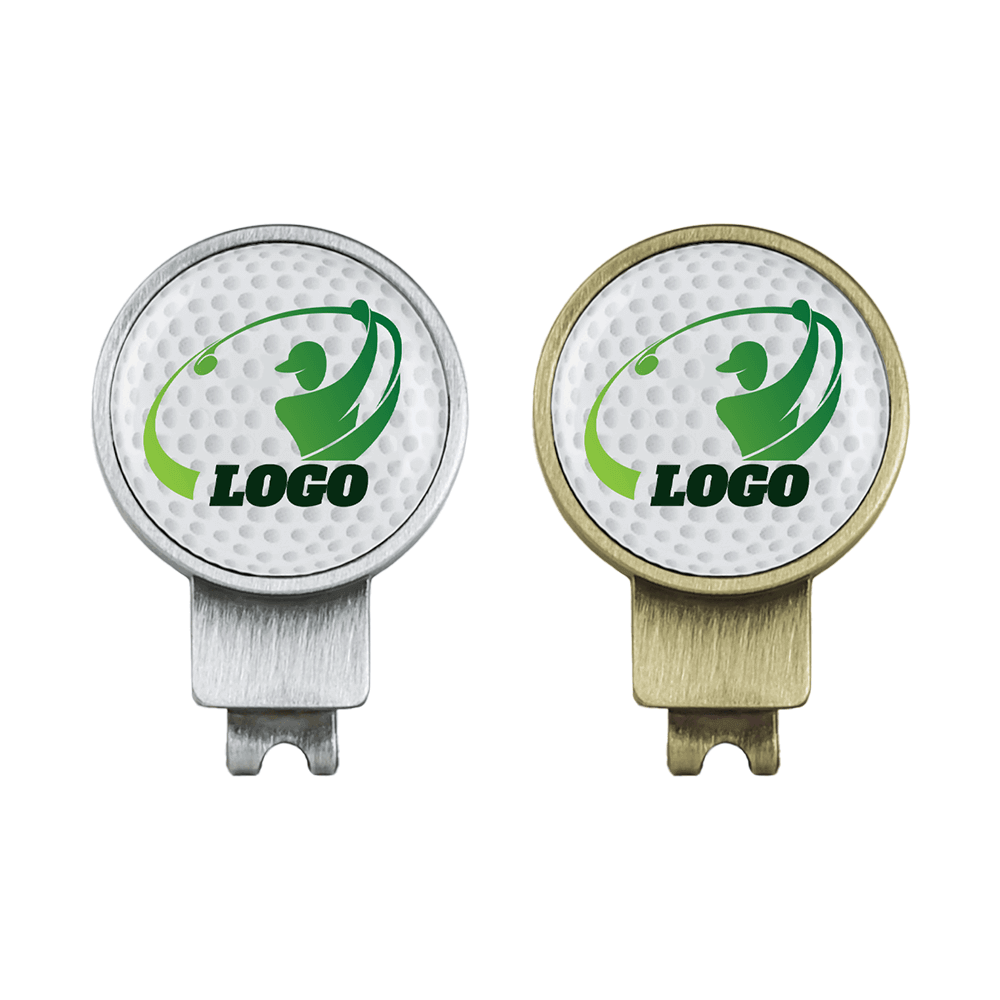 Group Shot of Custom Bottle Opener Hat Clip Ball Marker