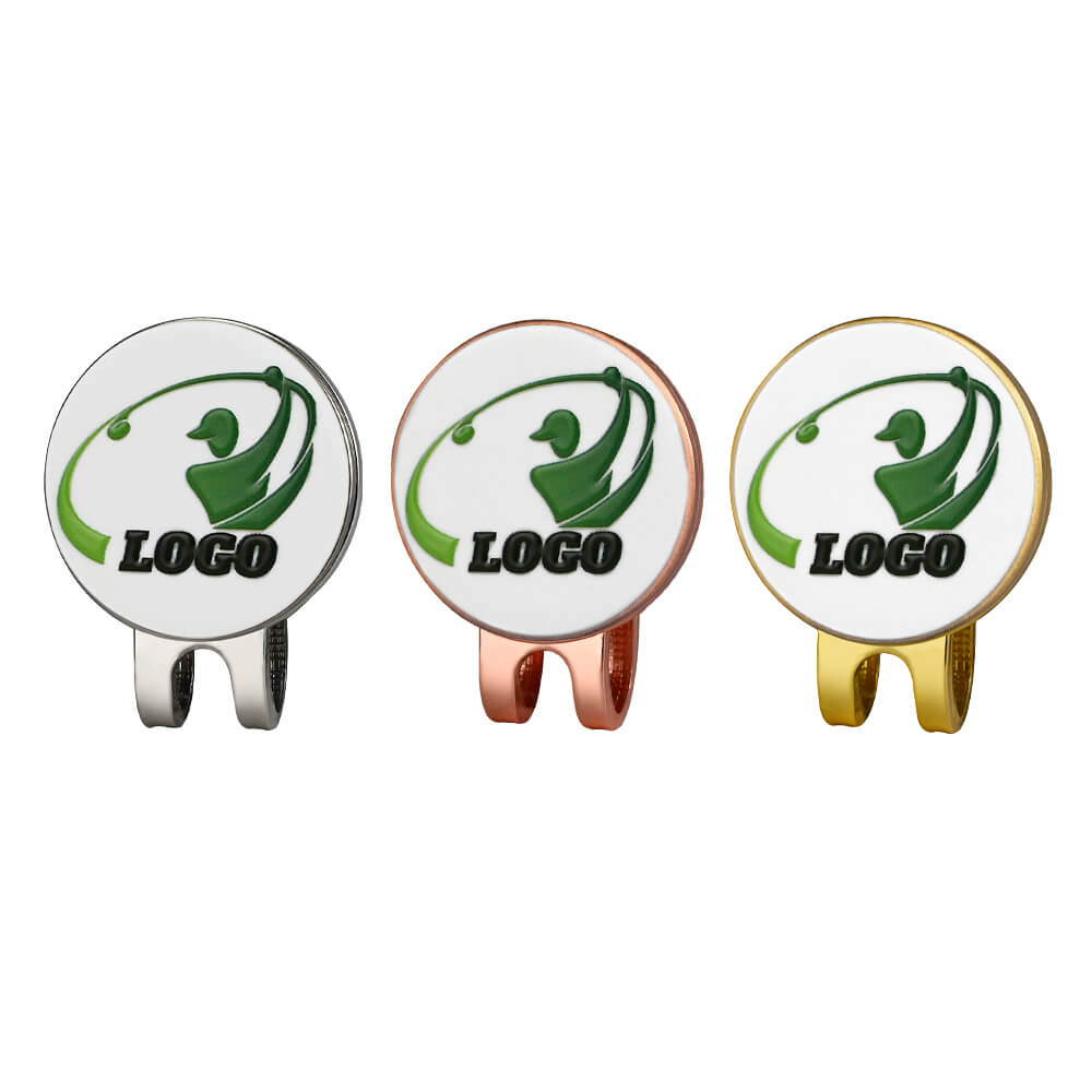 Group Shot of Hat Clip with Custom Logo Ball Marker