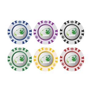 Plastic Custom Golf Marker with Golf Coin
