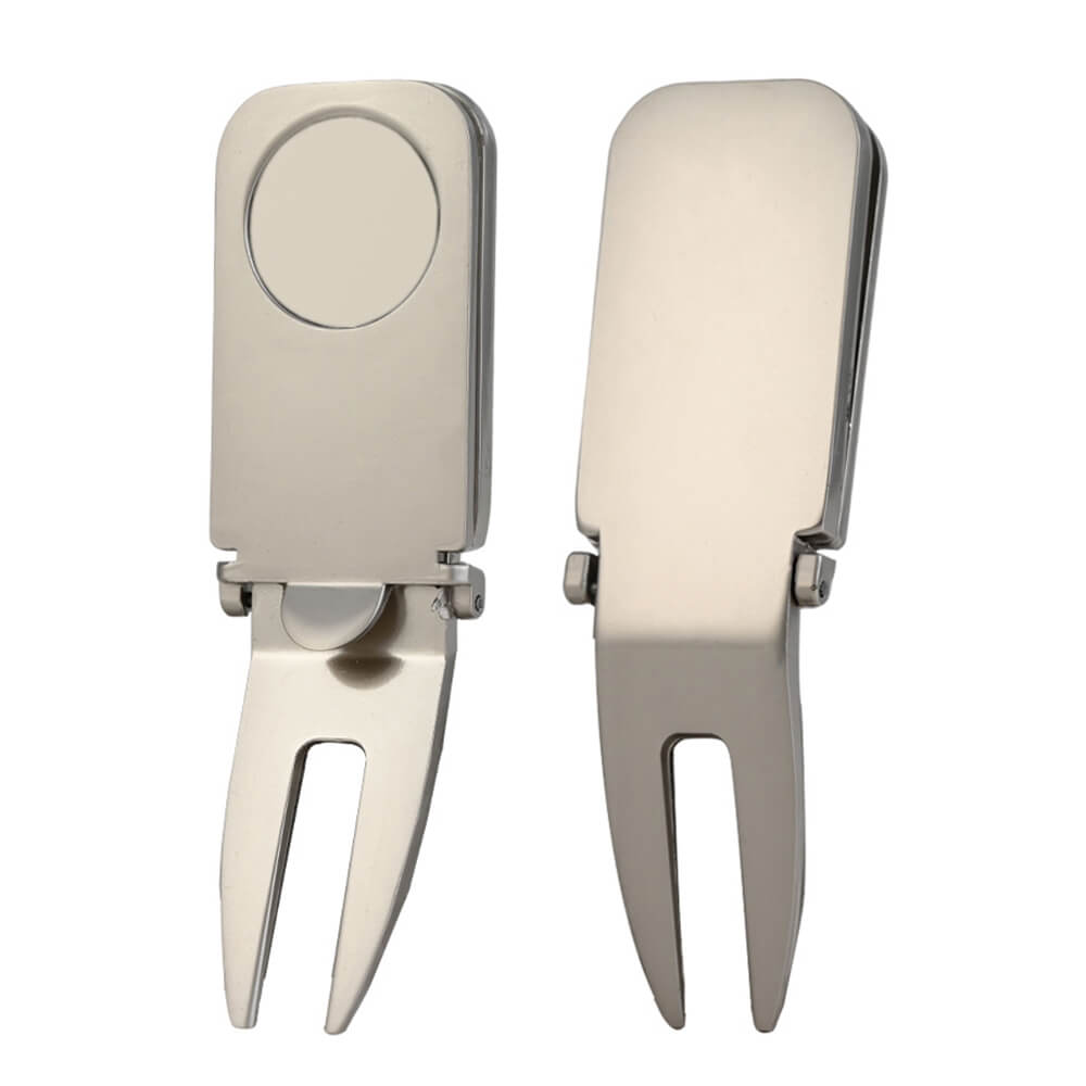 High-Quality Divot Tool Set with Ball Markers Silver Both Sides High-Quality Divot Tool Set with Ball Markers Silver Both Sides