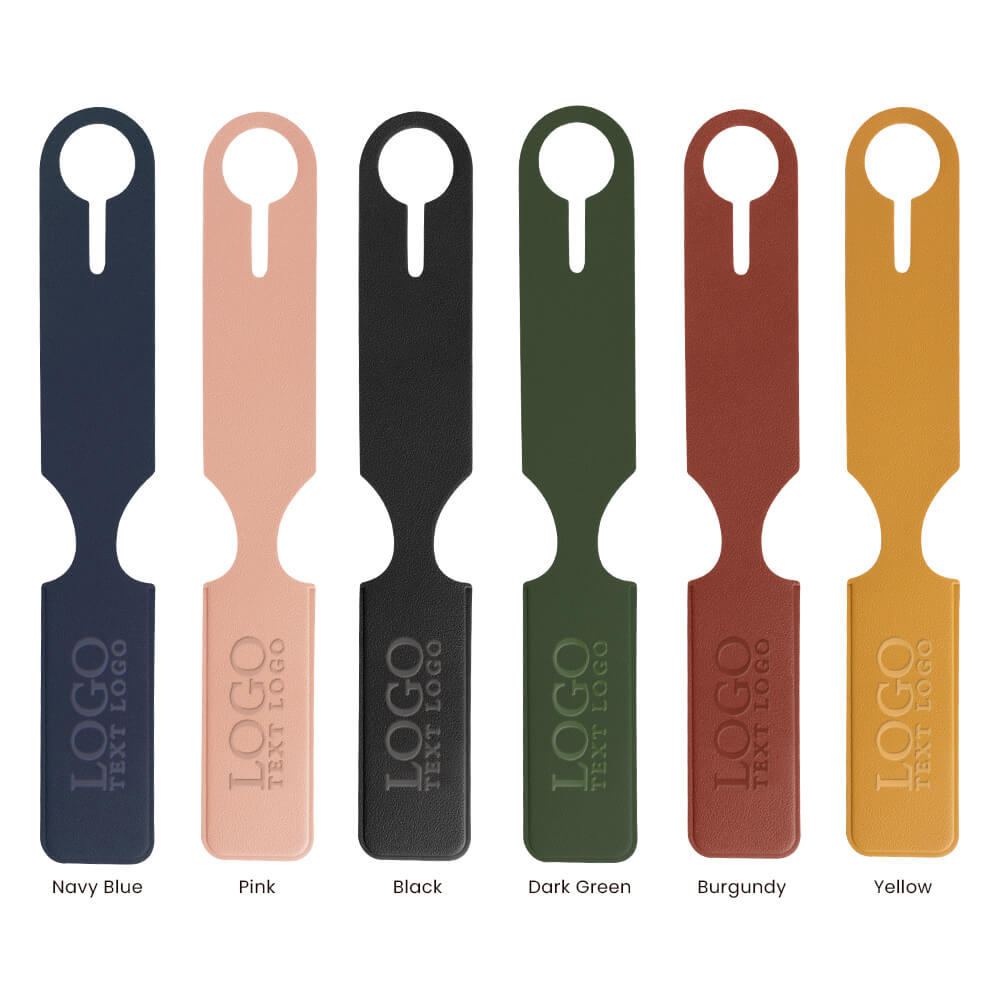 Group shot of Premium PU Leather Luggage Tag