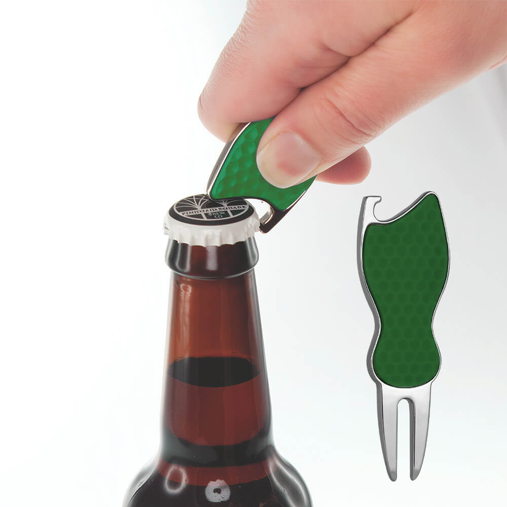 Lifestyle Shot of Magnetic Ball Marker and Divot Tool Gift Set