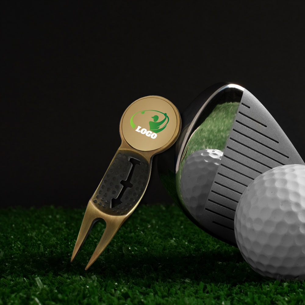 Lifestyle Shot of Premium Golf Divot Tool & Ball Marker Gift Set Lifestyle Shot of Premium Golf Divot Tool & Ball Marker Gift Set