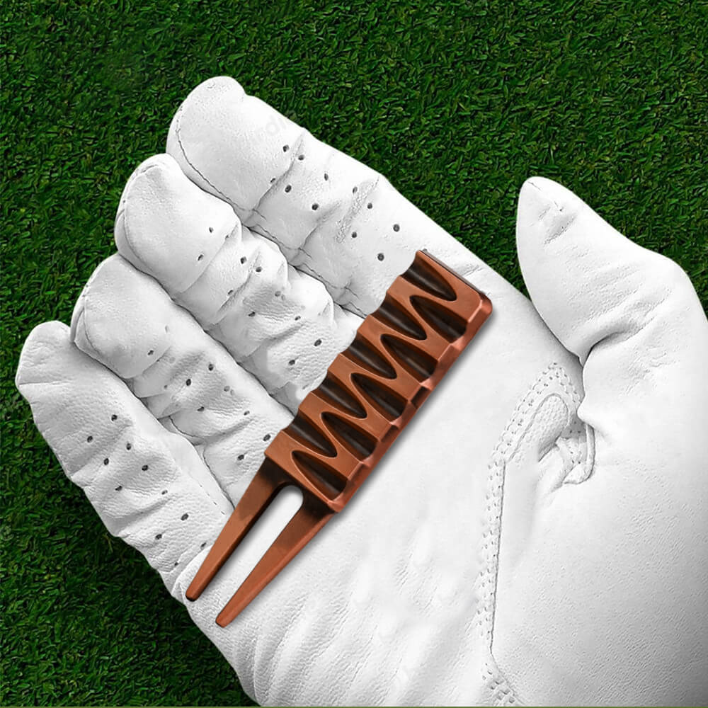 Lifestyle Shot of Professional Golf Repair Tool with Ball Markers Gift Set Lifestyle Shot of Professional Golf Repair Tool with Ball Markers Gift Set
