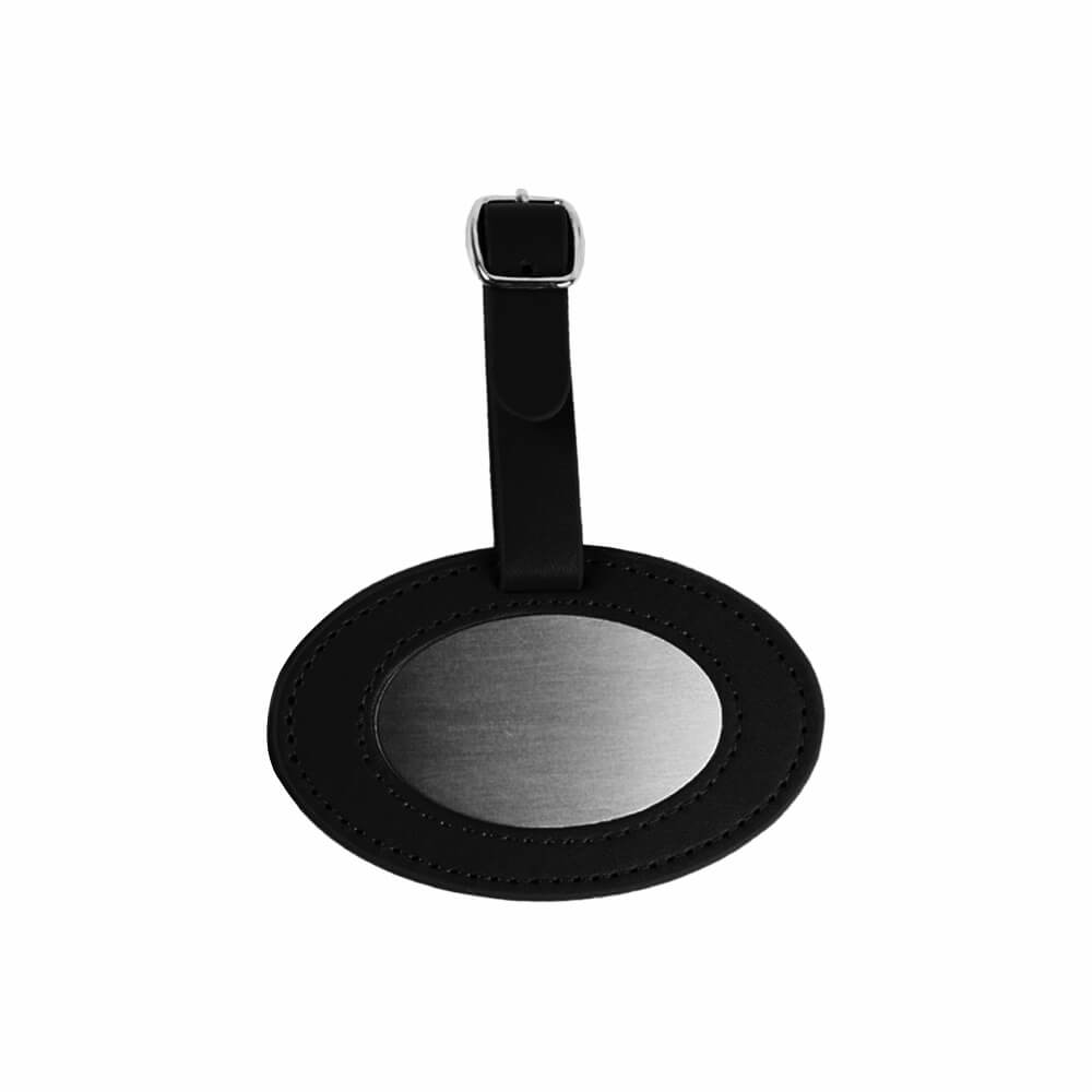 Metal Chic Minimalist Luggage Tag Black Metal Chic Minimalist Luggage Tag Black