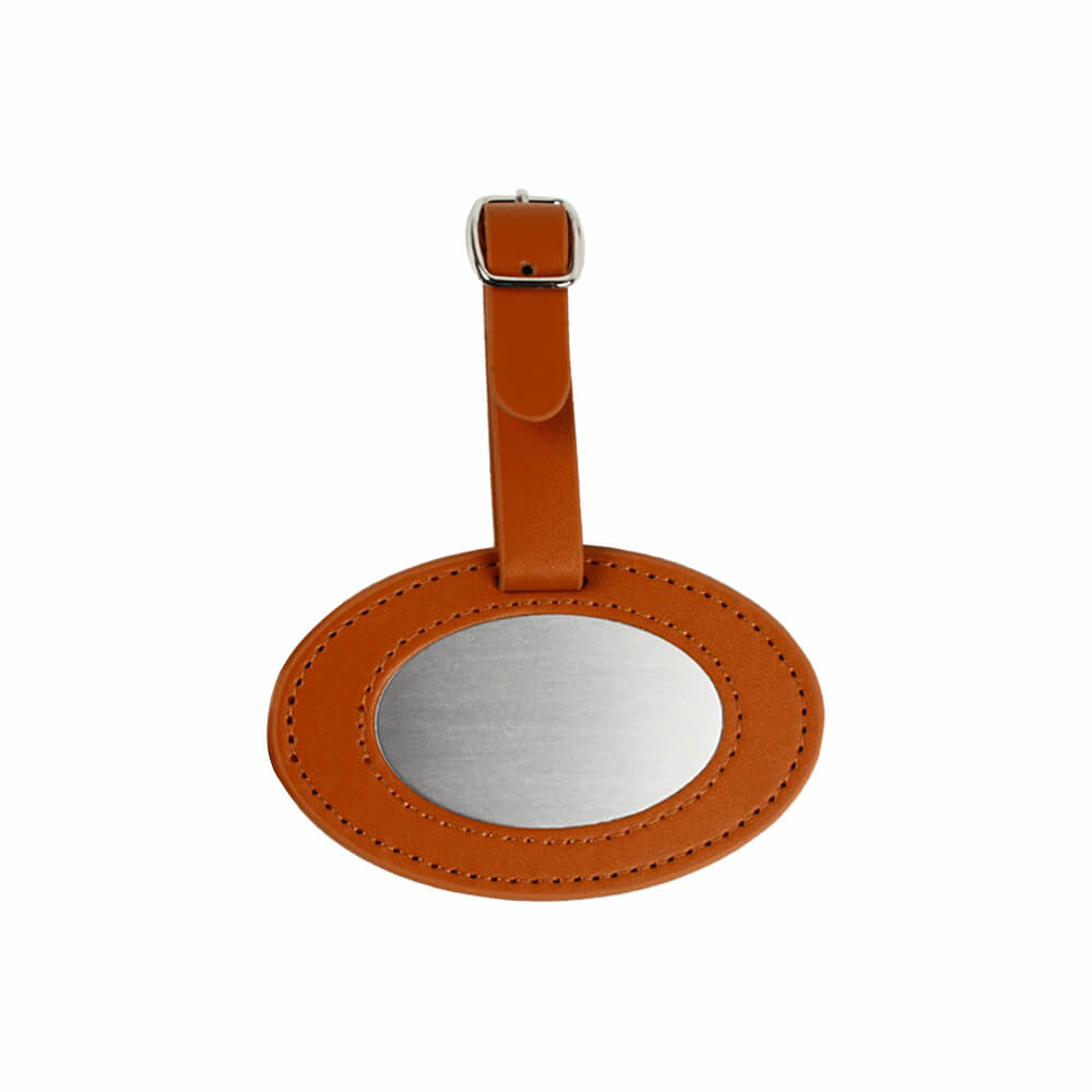 Metal Chic Minimalist Luggage Tag Brown Metal Chic Minimalist Luggage Tag Brown