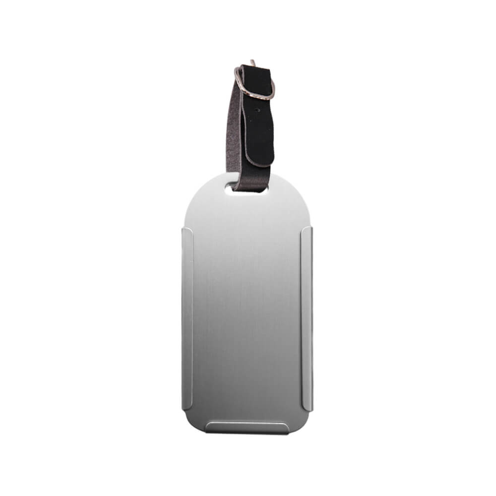 New Creative Aluminum Luggage Tag Silver New Creative Aluminum Luggage Tag Silver