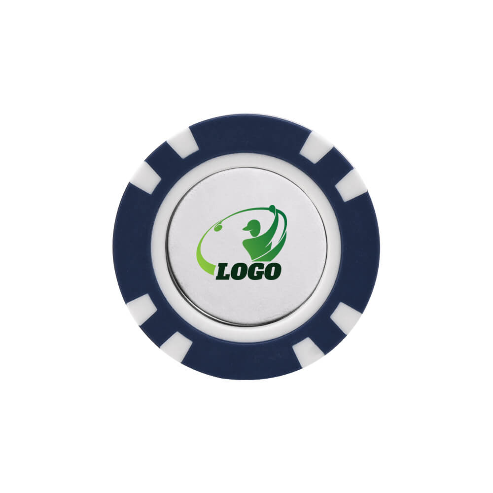 Powerful Custom Magnet Ball Marker Navy Blue with Logo Powerful Custom Magnet Ball Marker Navy Blue with Logo