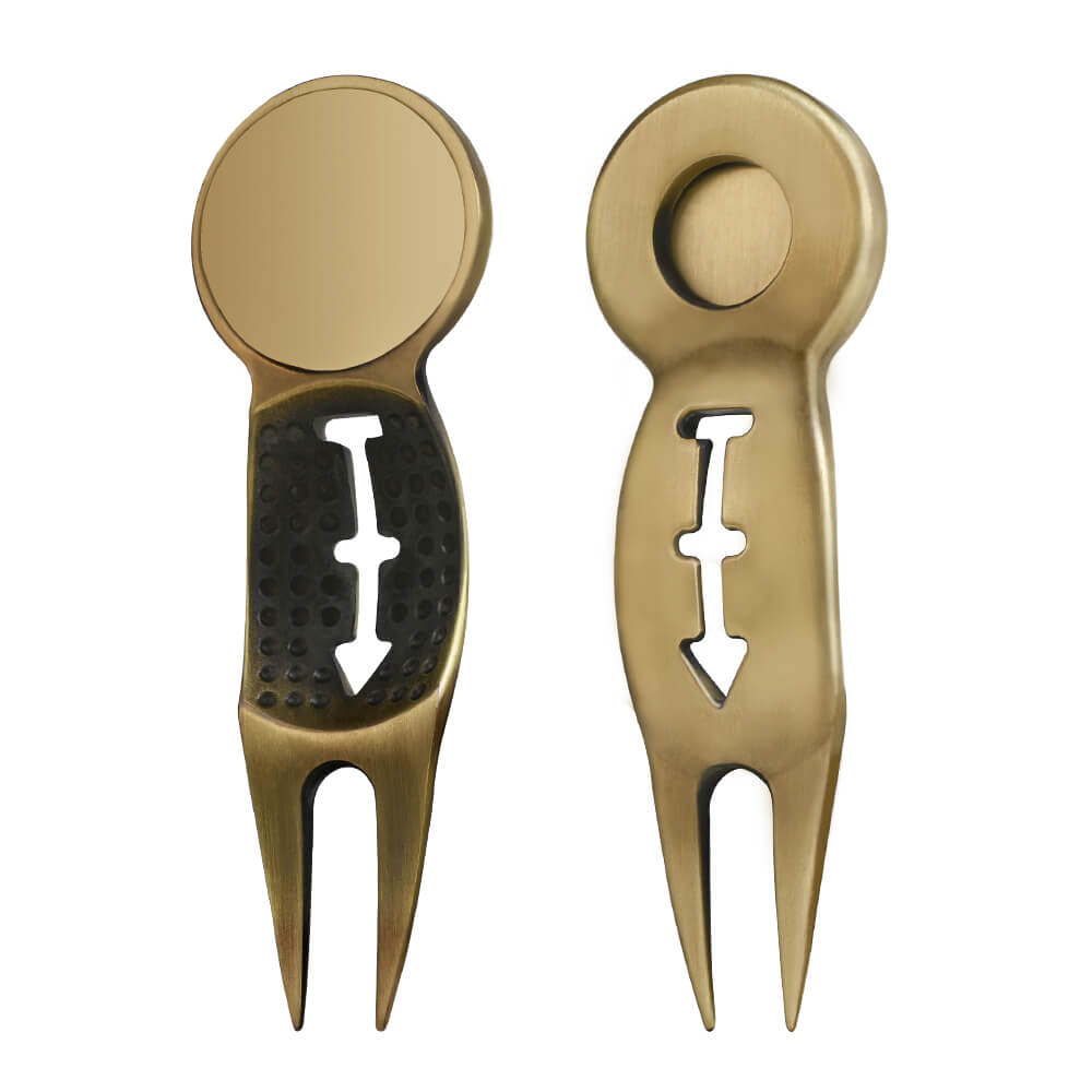 Premium Golf Divot Tool & Ball Marker Gift Set Copper Both Sides Premium Golf Divot Tool & Ball Marker Gift Set Copper Both Sides