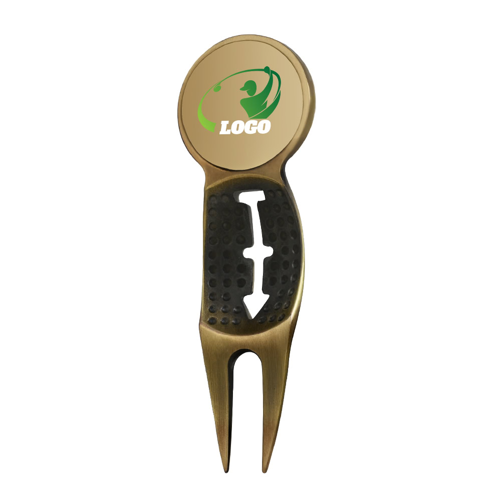 Premium Golf Divot Tool & Ball Marker Gift Set Copper with Logo Premium Golf Divot Tool & Ball Marker Gift Set Copper with Logo