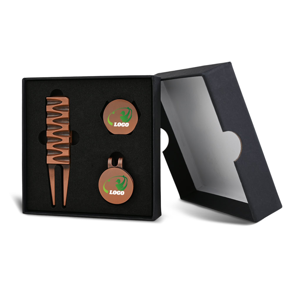 Professional Golf Repair Tool with Ball Markers Gift Set Professional Golf Repair Tool with Ball Markers Gift Set