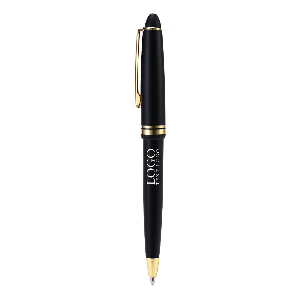 Promotional Ultra Executive Pen Gift Set Black with logo