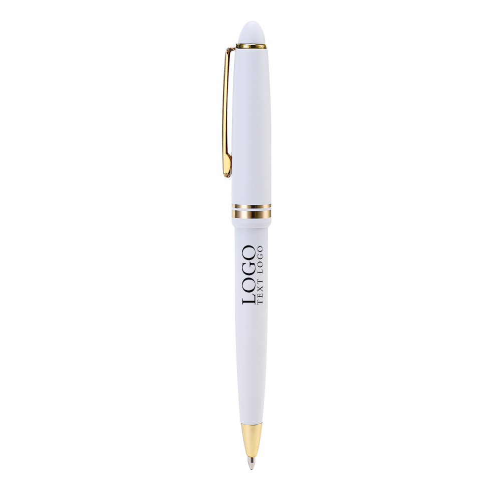 Promotional Ultra Executive Pen Gift Set White with logo