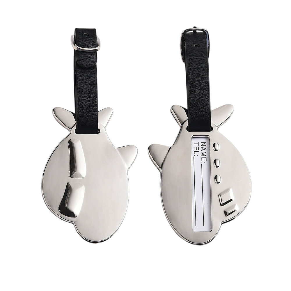 Zinc Alloy Airlines Luggage Tag Both Side