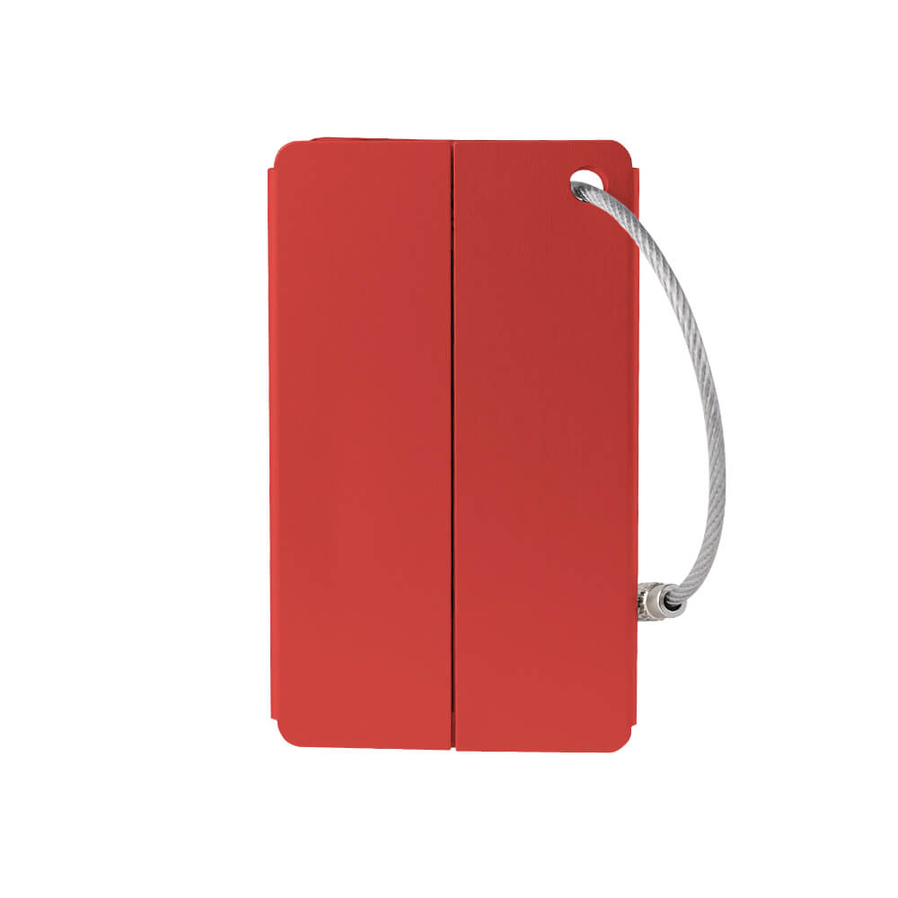 Playful Smile Luggage Tags Personalized Red Playful Smile Luggage Tags Personalized Red