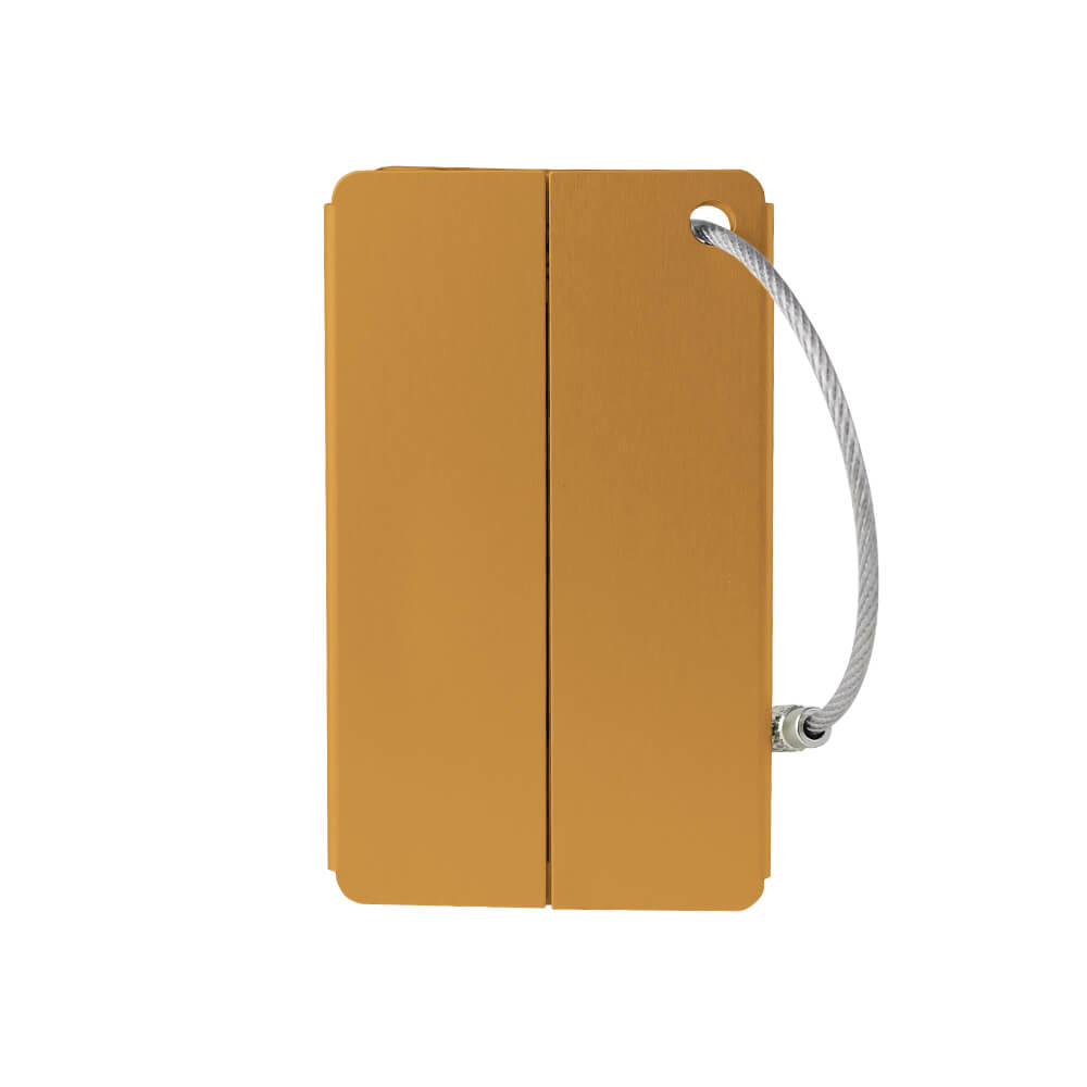 Playful Smile Luggage Tags Personalized Yellow Playful Smile Luggage Tags Personalized Yellow