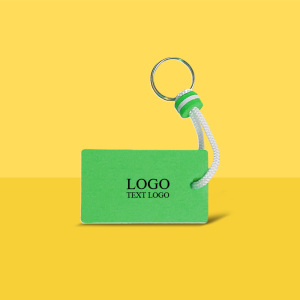 Rectangular EVA Sponge Floating Keychains
