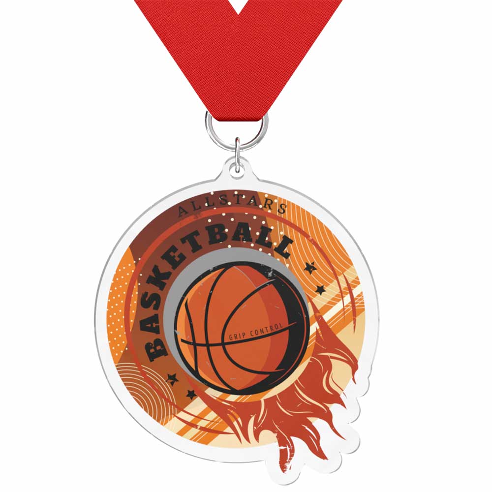 Custom Acrylic Medals with ribbon