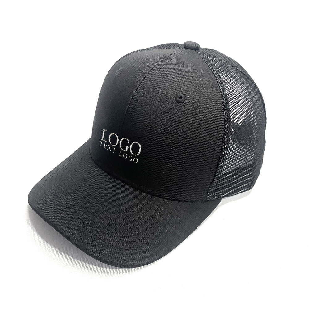 Fashionable Colorblock Cotton And Linen Mesh Baseball Hat Dark Gray with logo