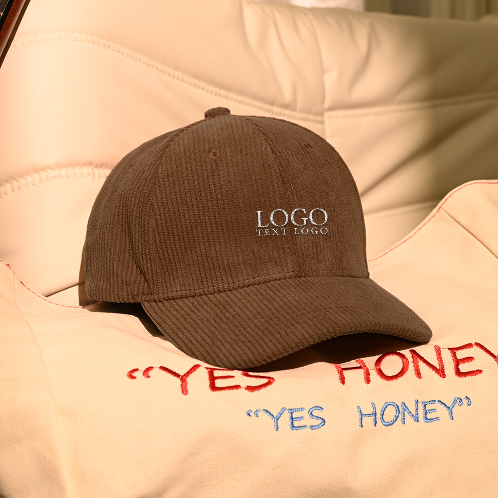 Lifestyle shot of Vintage Thick Stripe Corduroy Baseball Hat