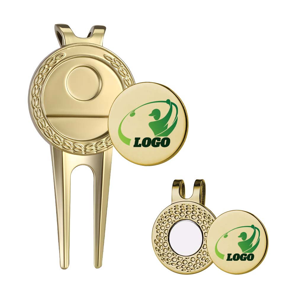 Patterns Golf Divot Tool and Ball Markers Set