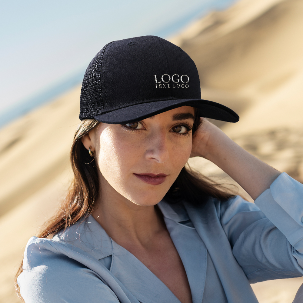 Lifestyle shot of Summer Travel Custom Advertising Logo Hat