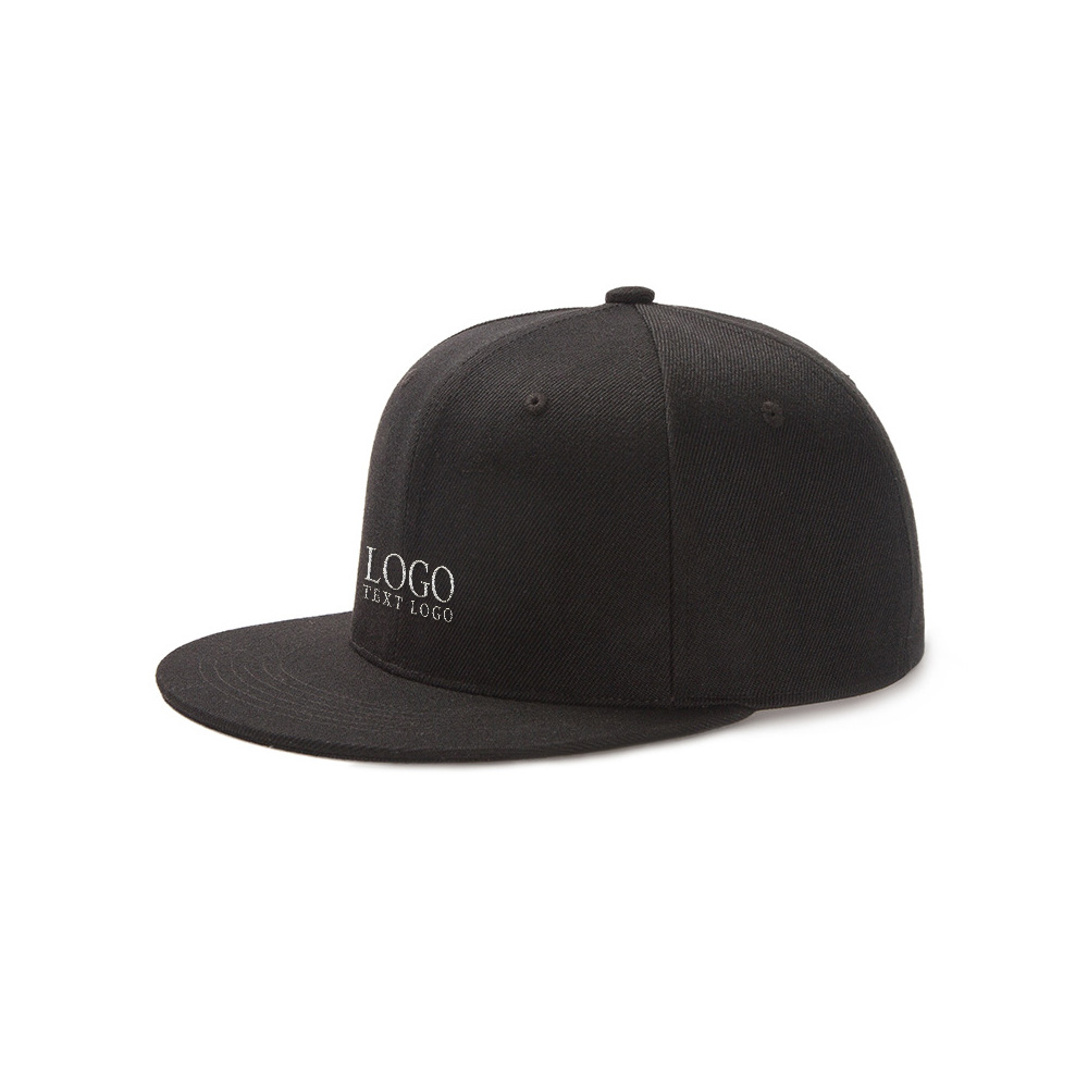 Simple And Fashionable Baseball Hat Black with logo
