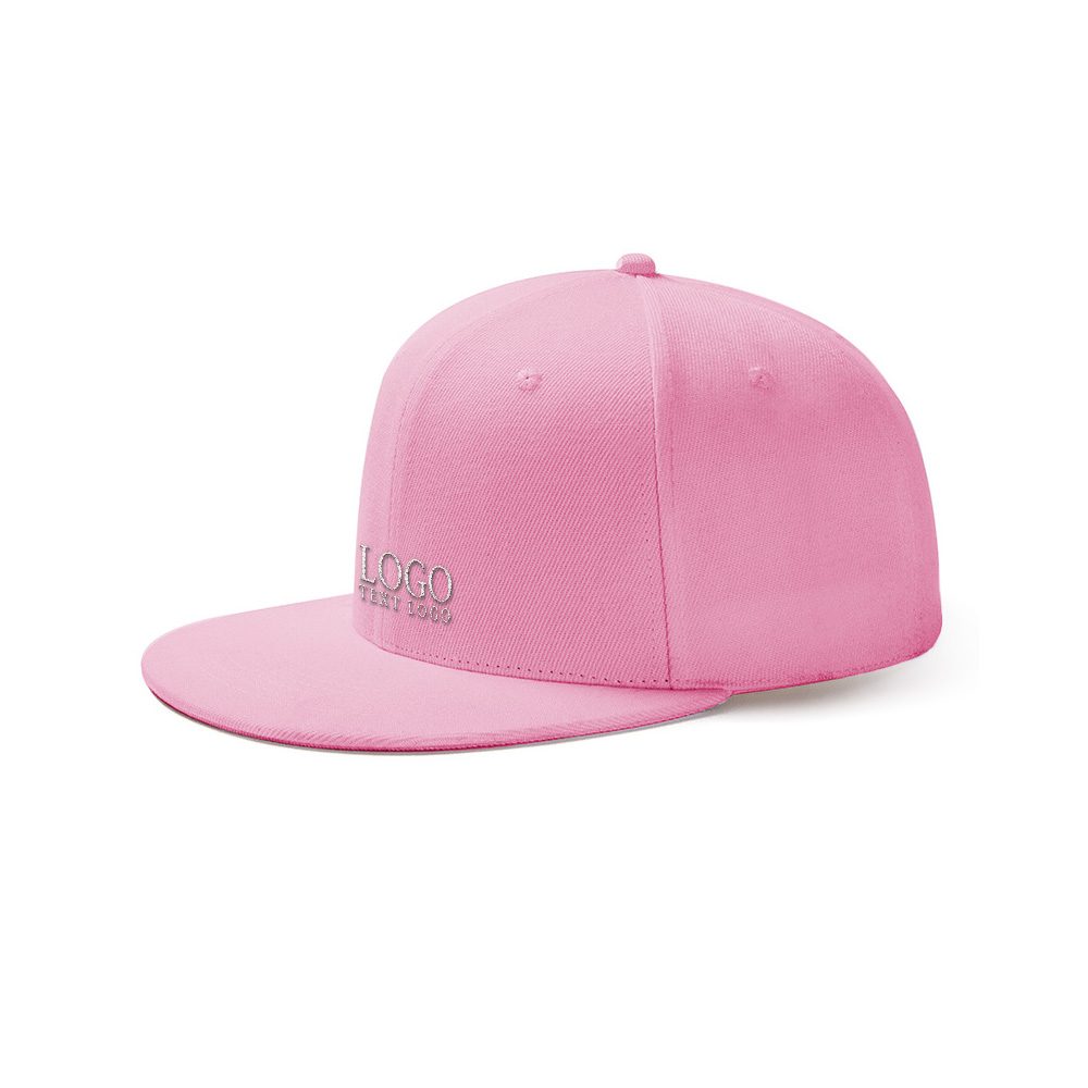 Simple And Fashionable Baseball Hat Pink with logo