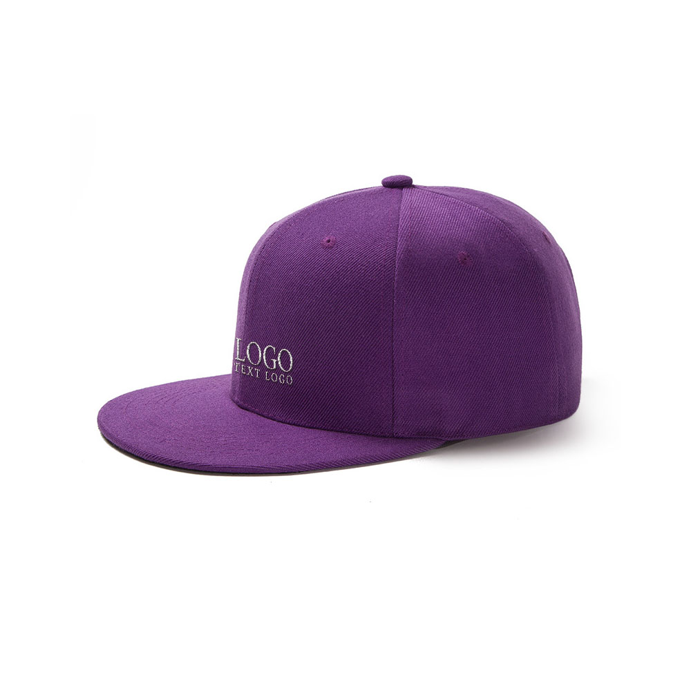 Simple And Fashionable Baseball Hat Purple with logo