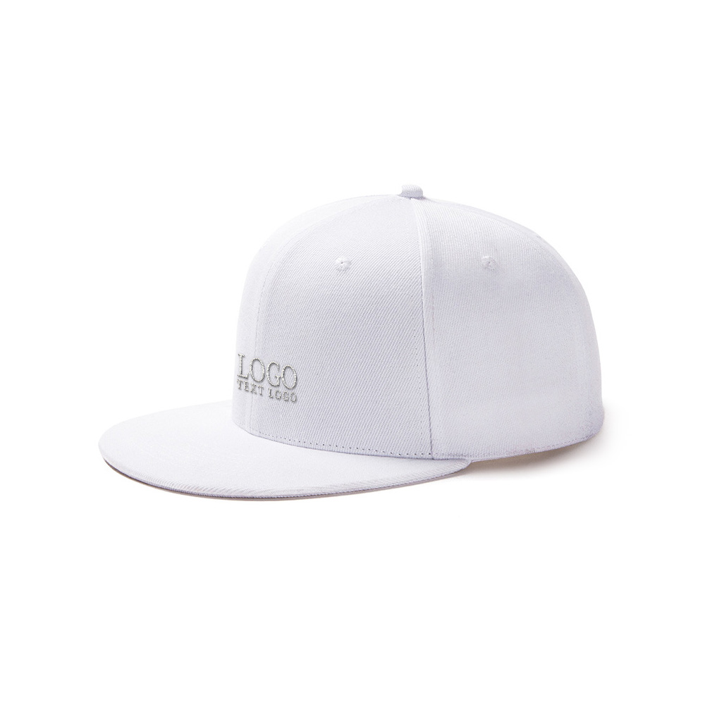 Simple And Fashionable Baseball Hat White with logo