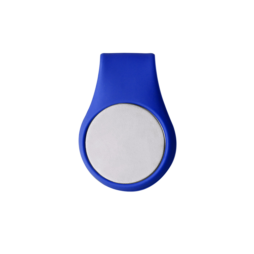 Golf Silicone Cap Clip with Ball Markers Dark Blue