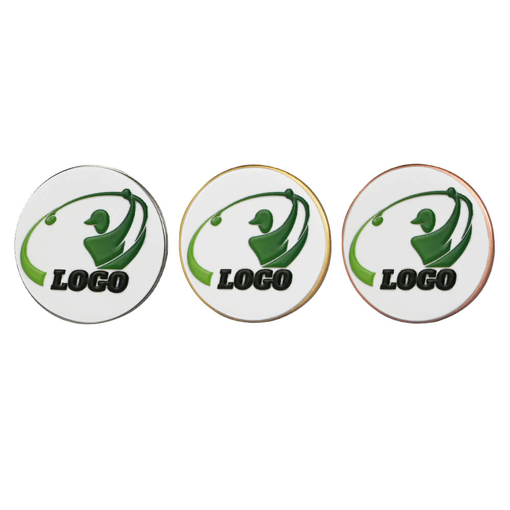 Group shot of Custom Color Logo Ball Marker