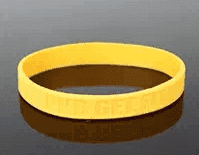 Crafted debossed wristbands
