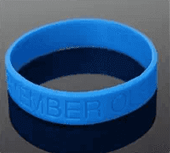 Crafted debossed wristbands