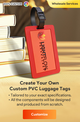 Create Your Own Custom Rectangle PVC Luggage Tags