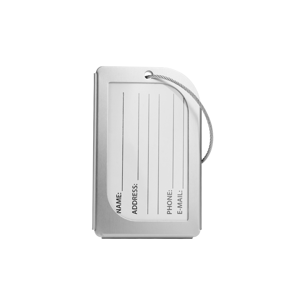 Exquisite Aluminum Luggage Tag back Exquisite Aluminum Luggage Tag back