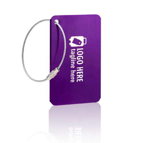 Luggage Tags Card Holders with Stainless Steel Loops