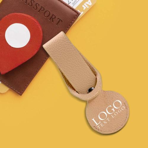 Mini PU Luggage Tag with Customizable Colors