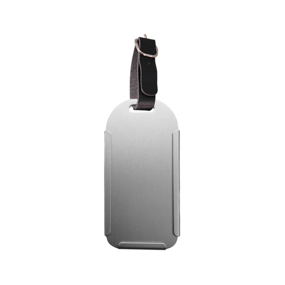 New Creative Aluminum Luggage Tag front