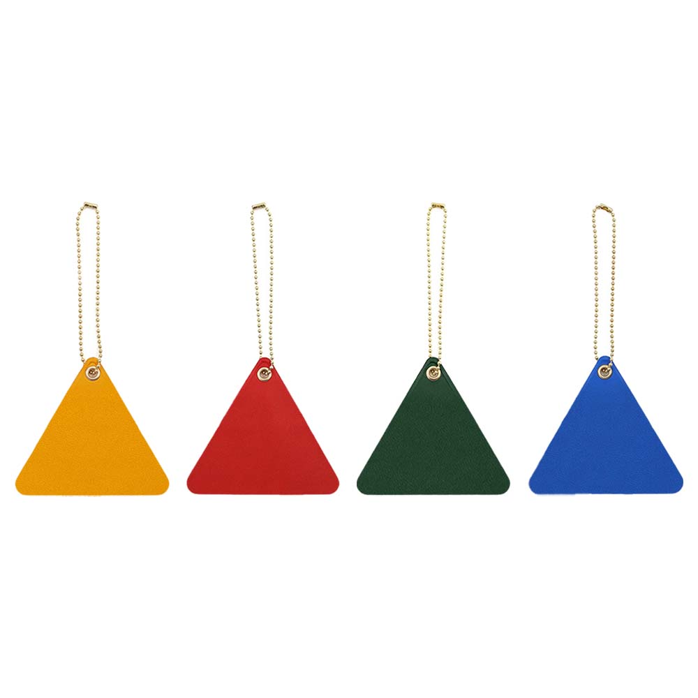 PU Leather Triangle Luggage Tag
