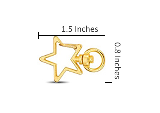 Star Shaped Lobster Clasp