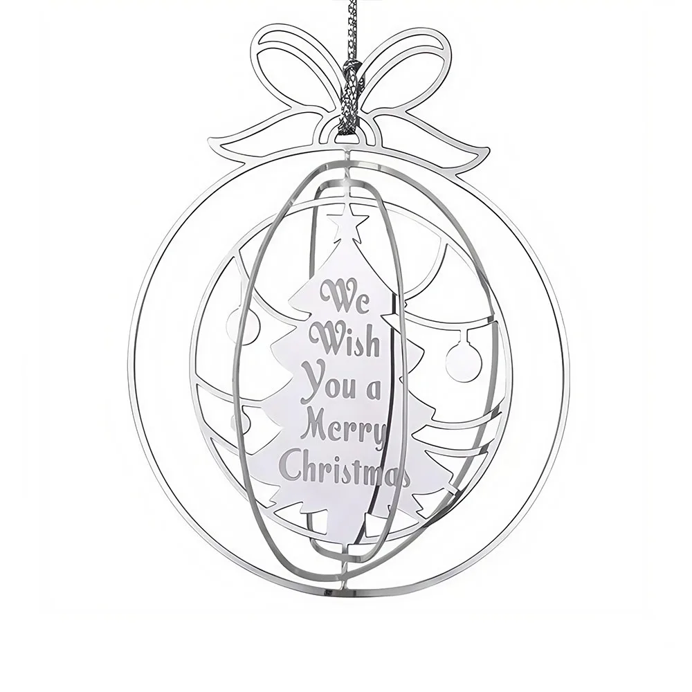 Sliver 3D Rotation Ornaments
