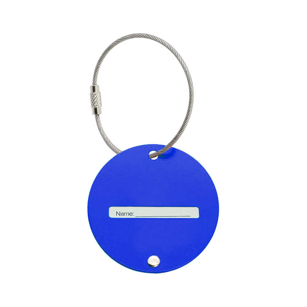 Aircraft Aluminum Alloy Luggage Tag blue Aircraft Aluminum Alloy Luggage Tag blue