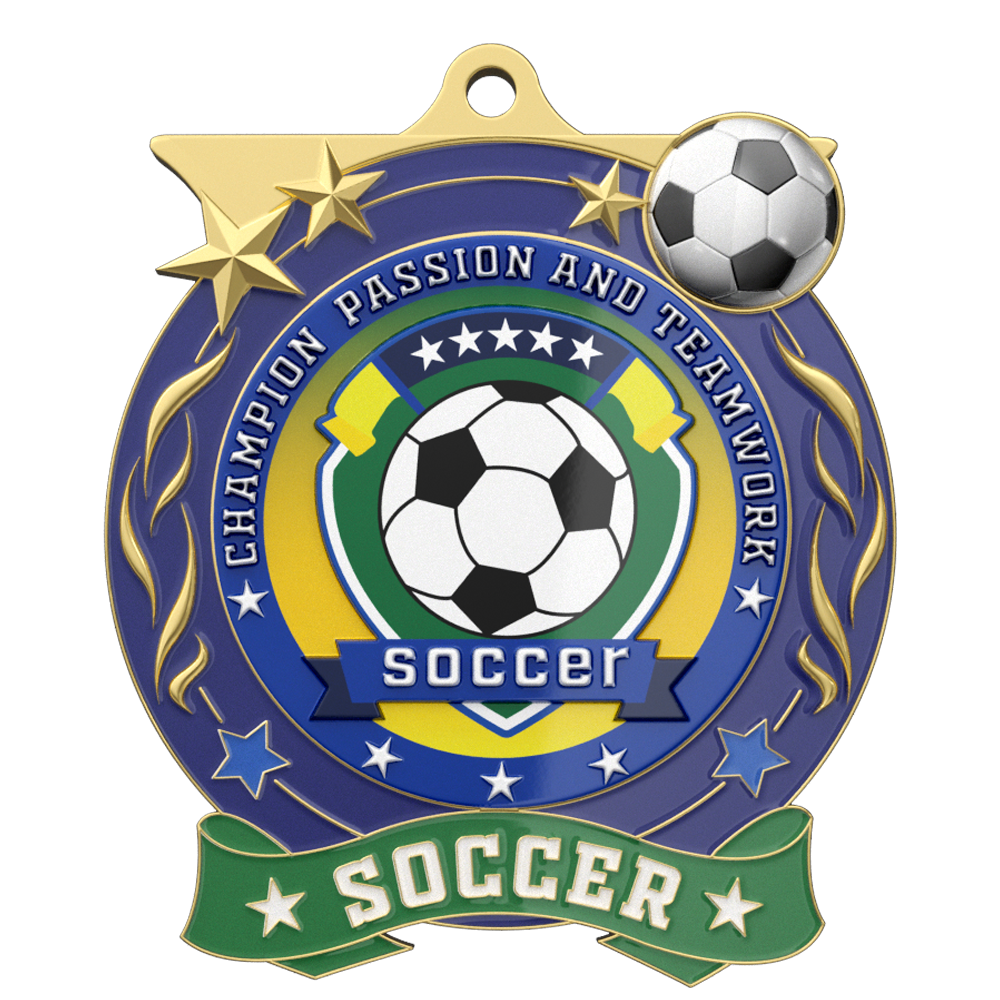 Football Medal of Honor Representing Teamwork and Passion front