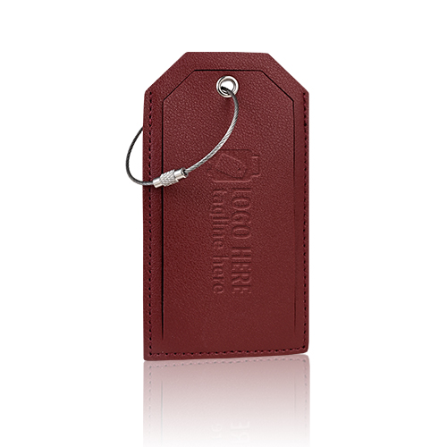 Soft PU Leather Luggage Tag