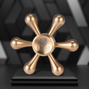 Custom Rudder Shaped Fidget Spinner 979031