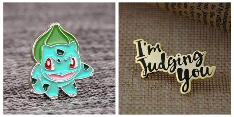 Soft Enamel Pins vs Hard Enamel Pins Soft Enamel Pins vs Hard Enamel Pins